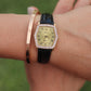 Genuine 18k Rolex Cellini 4160 Watch. 18k YG Ladies Rolex CELLINI Diamond Barrel