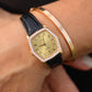 Genuine 18k Rolex Cellini 4160 Watch. 18k YG Ladies Rolex CELLINI Diamond Barrel
