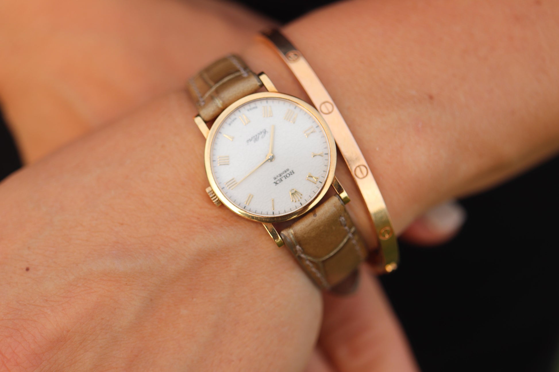 Genuine 18k Rolex Watch. 18k YG Rolex CELLINI 5109 Fully Serviced.