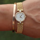 Genuine 18k Cartier Diamond Watch. Cartier Colisee 866026 18K YG Ladies Watch