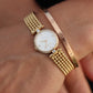 Genuine 18k Cartier Diamond Watch. Cartier Colisee 866026 18K YG Ladies Watch