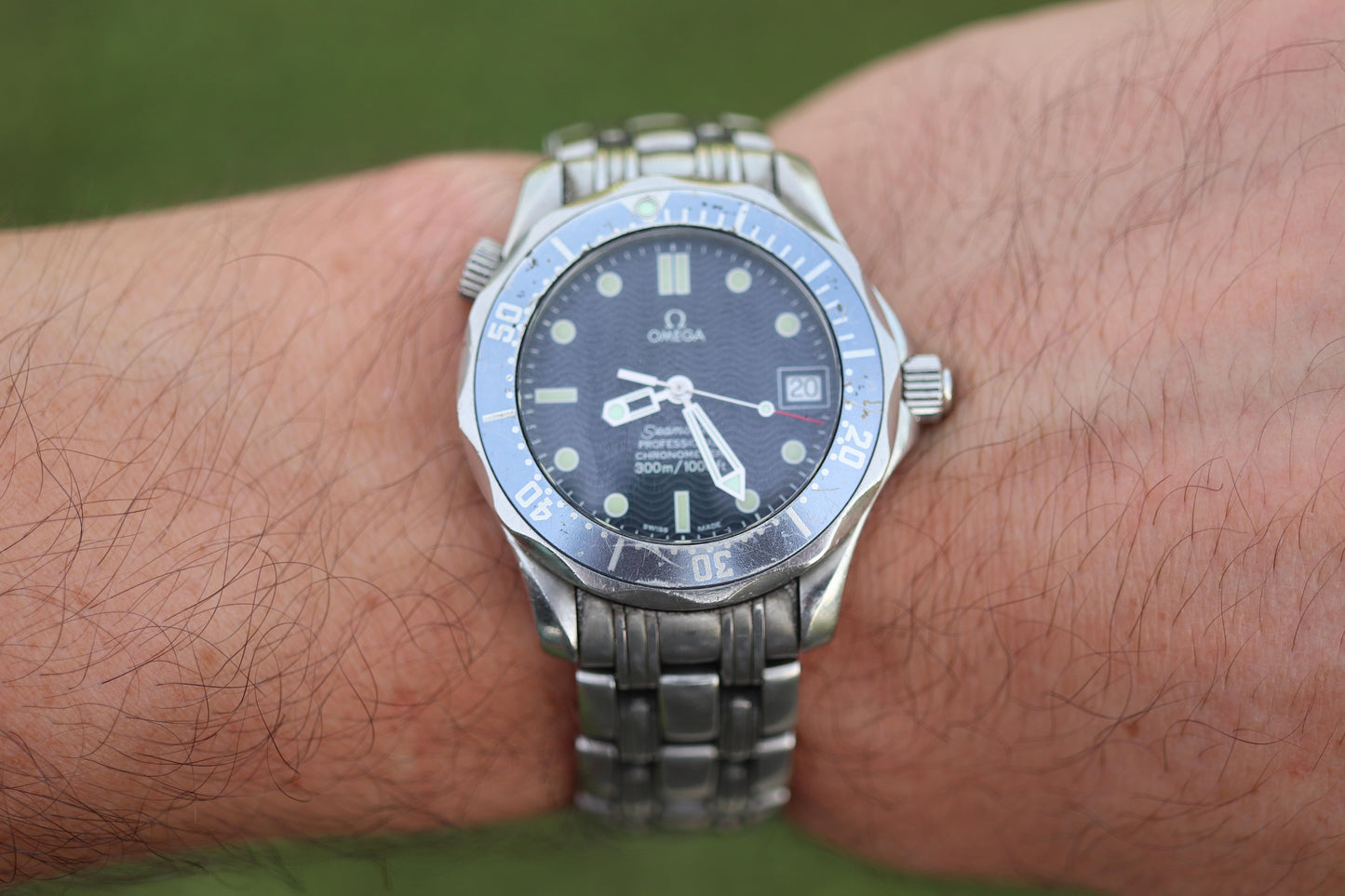 OMEGA Seamaster Professional Chronometer 300m Blue. Omega Automatic Diving watch