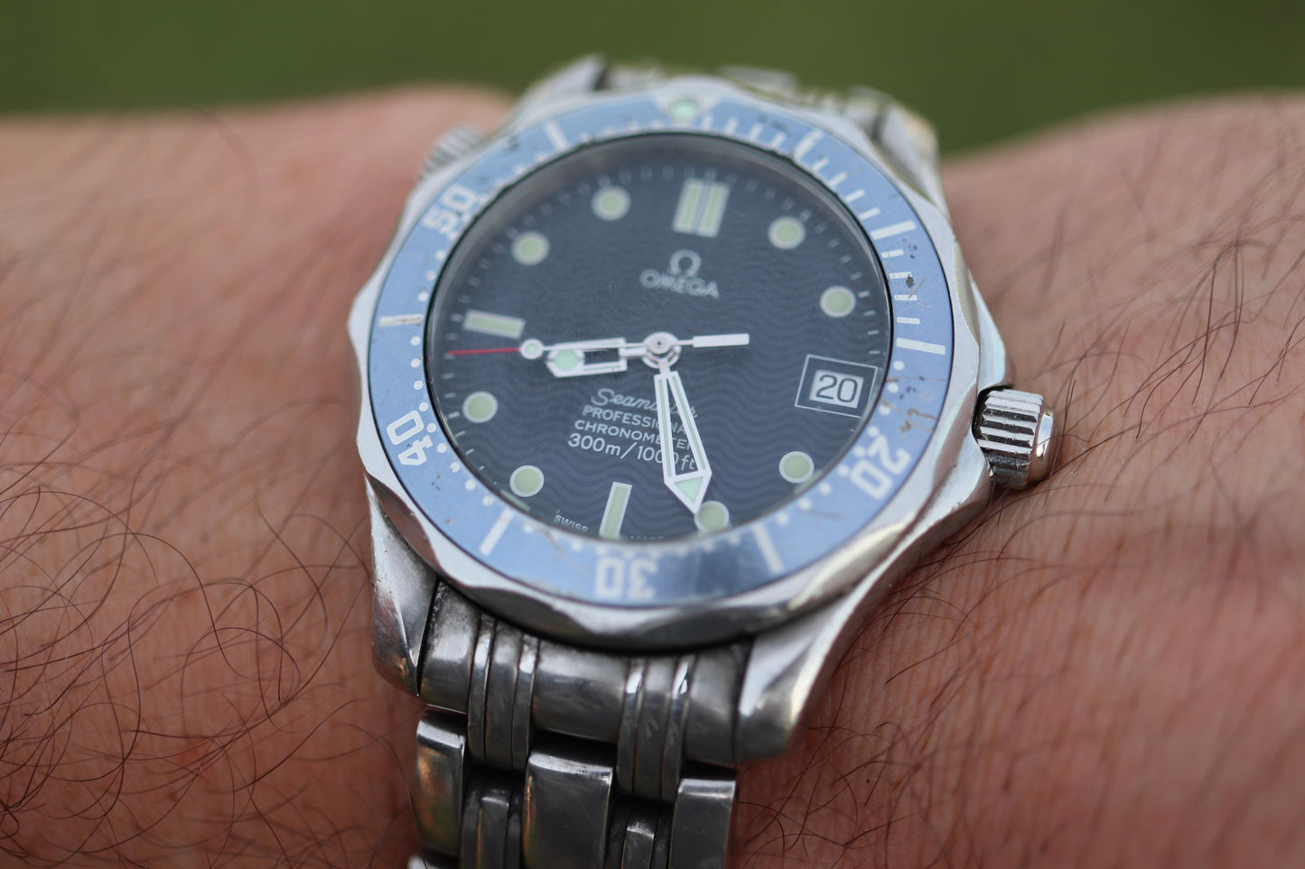 OMEGA Seamaster Professional Chronometer 300m Blue. Omega Automatic Diving watch