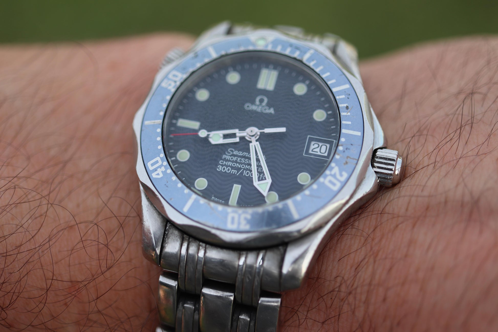 OMEGA Seamaster Professional Chronometer 300m Blue. Omega Automatic Diving watch