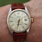 Genuine Rolex 1505 Watch. Rolex Oyster Perpetual Date 34mm Engine Turned Bezel