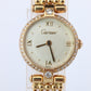 Genuine 18k Cartier Diamond Watch. Cartier Colisee 866026 18K YG Ladies Watch