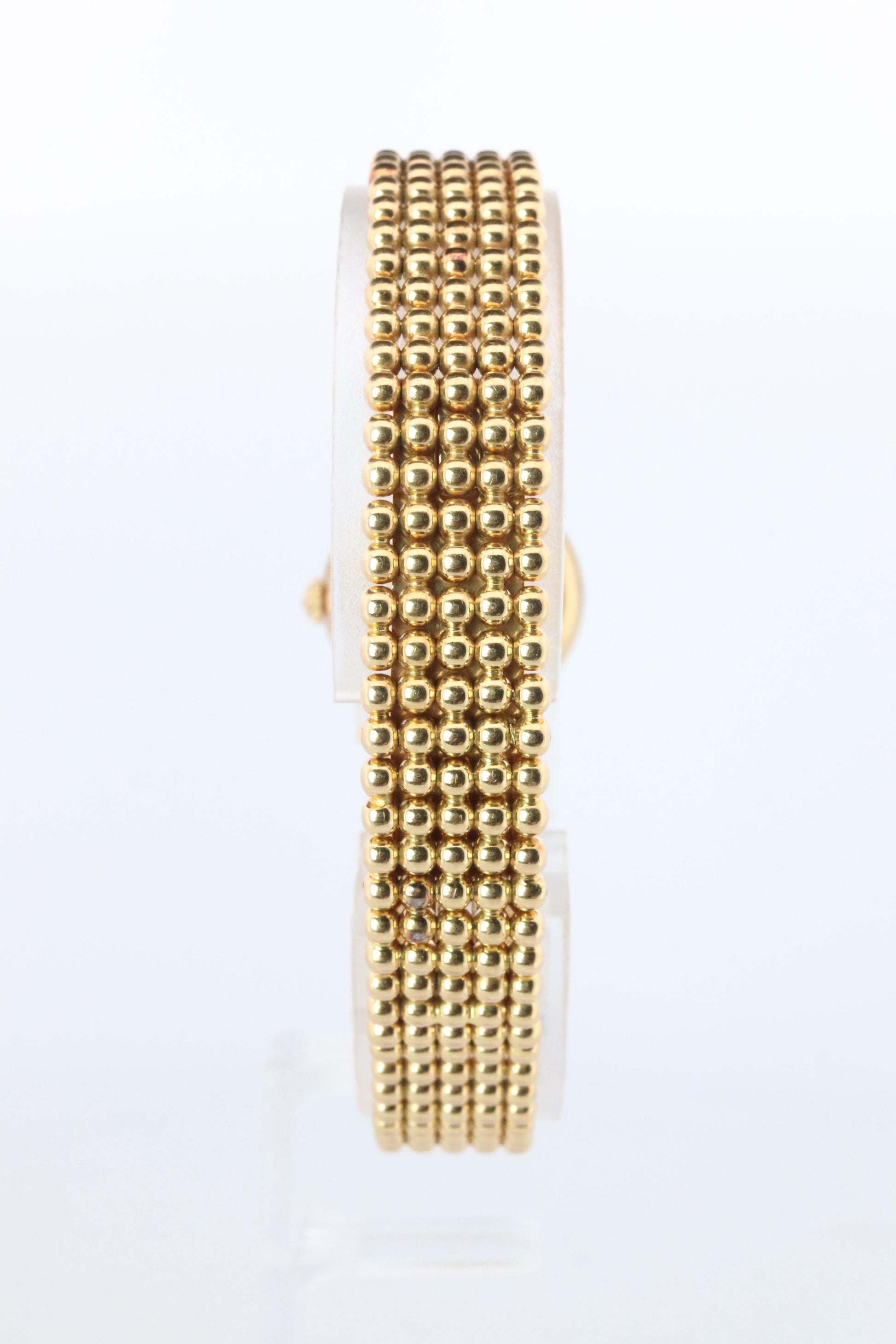 Genuine 18k Cartier Diamond Watch. Cartier Colisee 866026 18K YG Ladies Watch