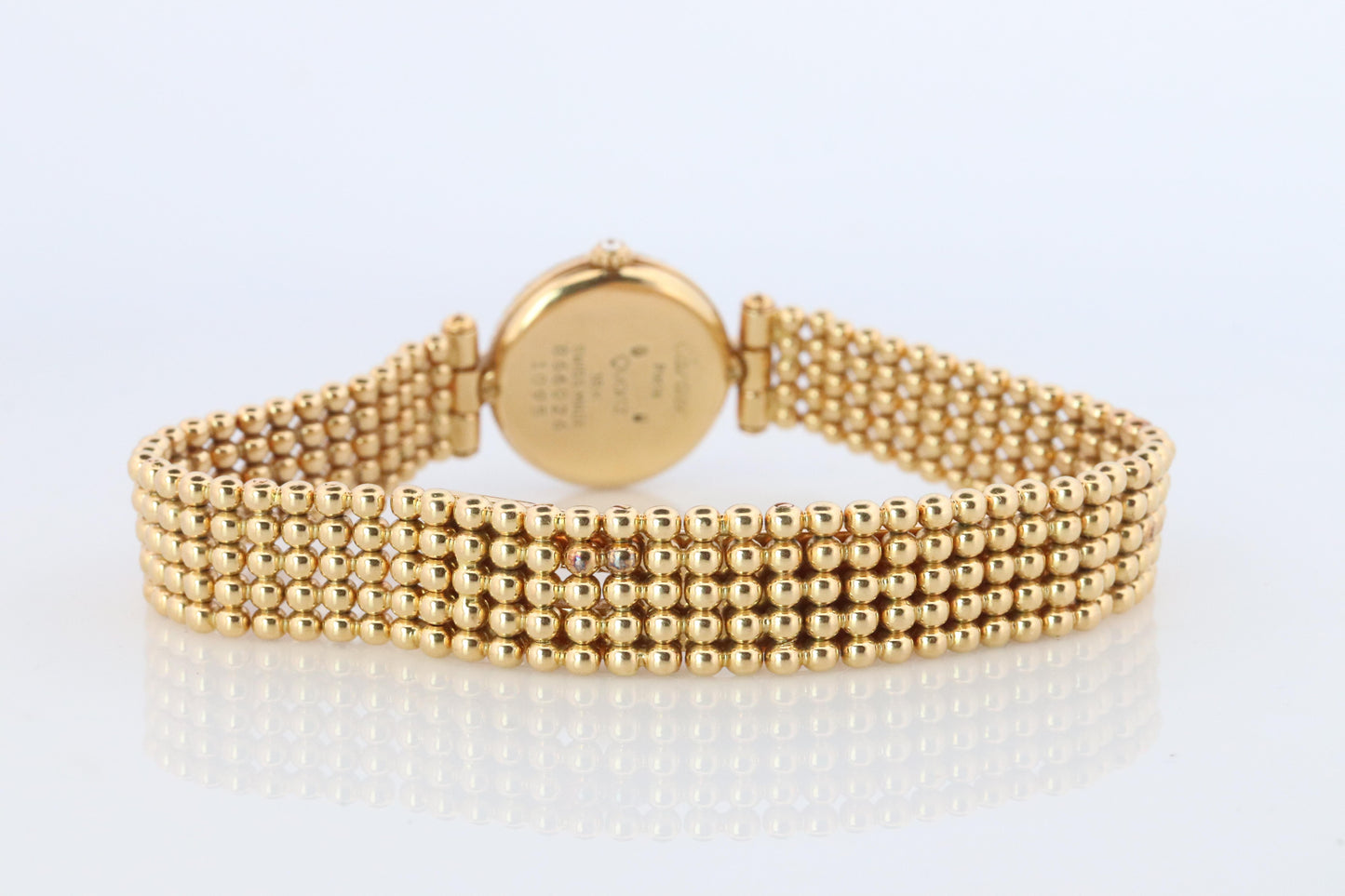 Genuine 18k Cartier Diamond Watch. Cartier Colisee 866026 18K YG Ladies Watch