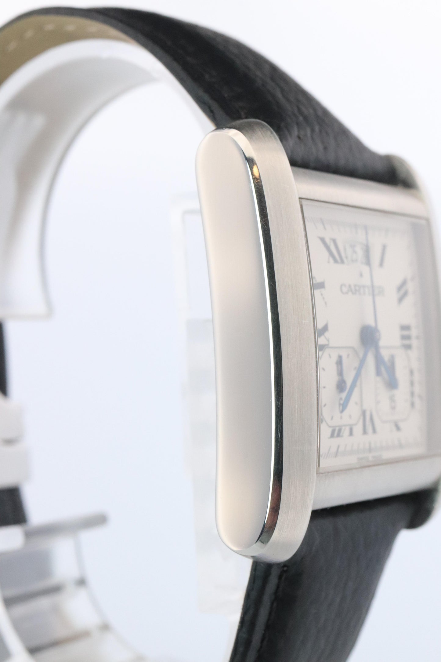 Vintage Cartier Tank Francaise Chronoflex Watch. 2531 Yearling XXL