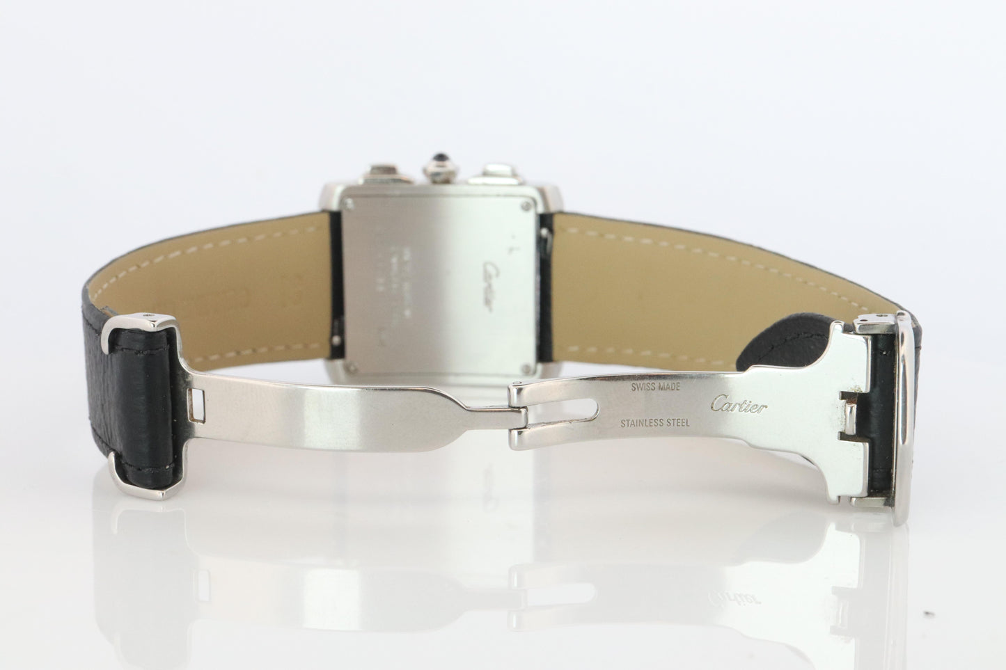 Vintage Cartier Tank Francaise Chronoflex Watch. 2531 Yearling XXL