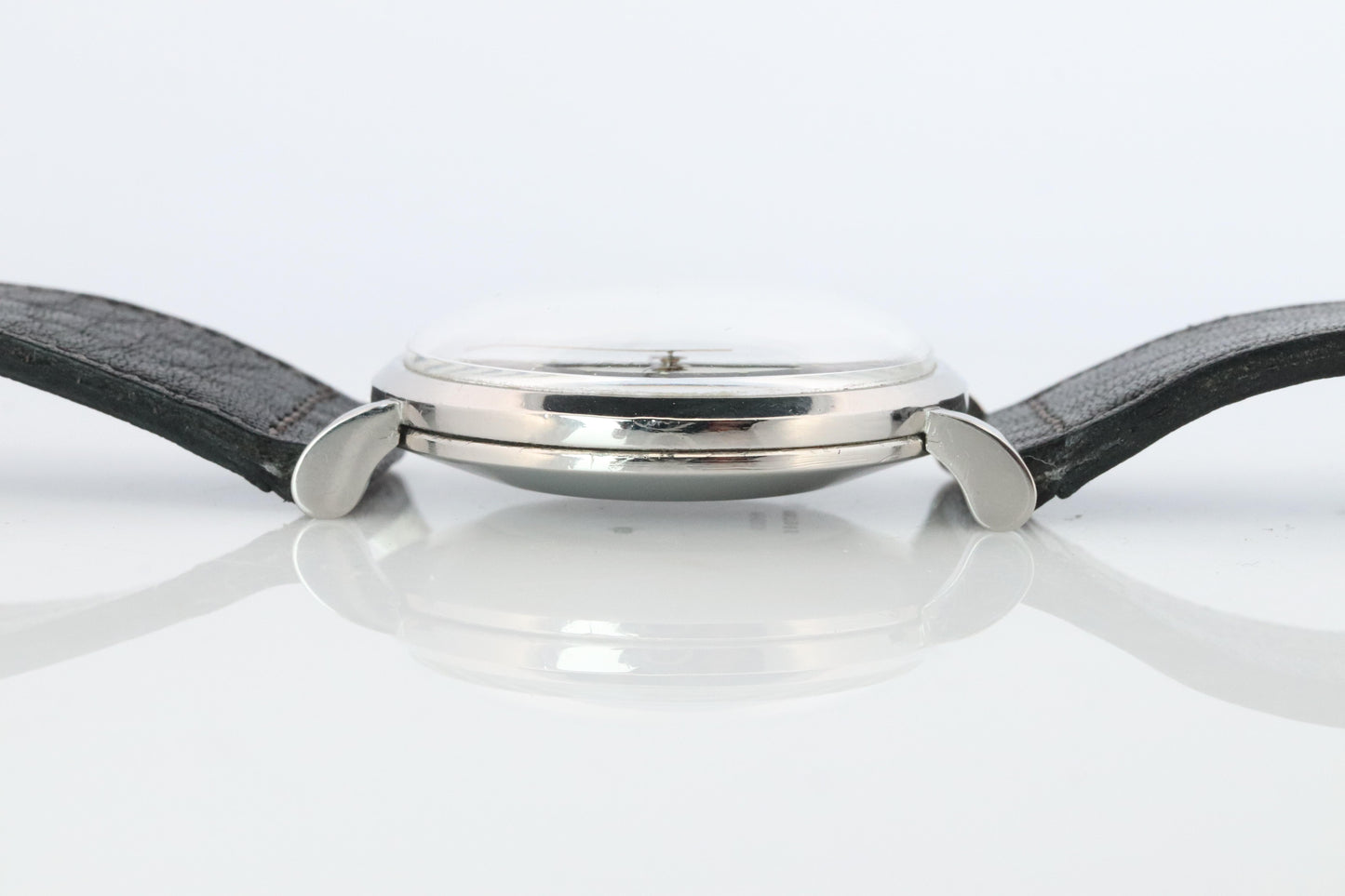 Jaeger Le Coultre Alarm Watch. JLC "Don Draper" Tuxedo Dial E855 Memovox.