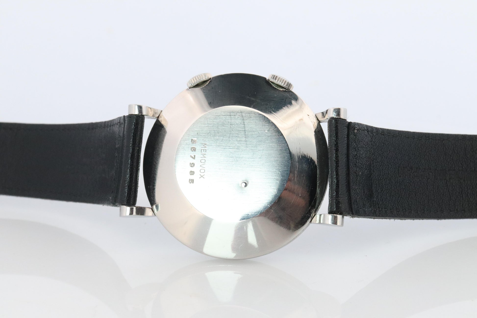 Jaeger Le Coultre Alarm Watch. JLC "Don Draper" Tuxedo Dial E855 Memovox.