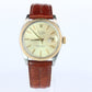 Genuine Rolex 1505 Watch. Rolex Oyster Perpetual Date 34mm Engine Turned Bezel