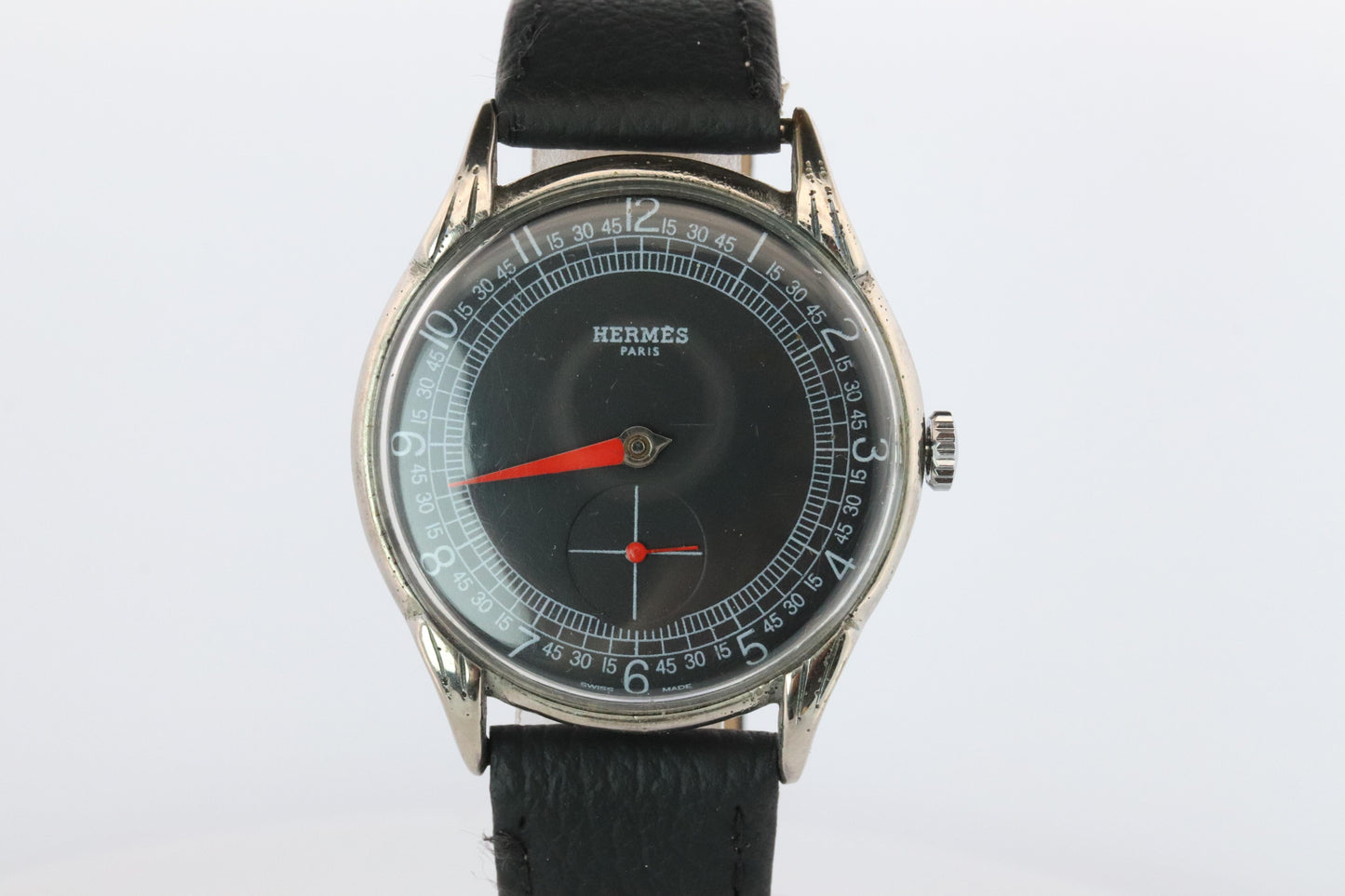 Vintage HERMES Single Hand Watch. Hermes One Hand Dress Watch.