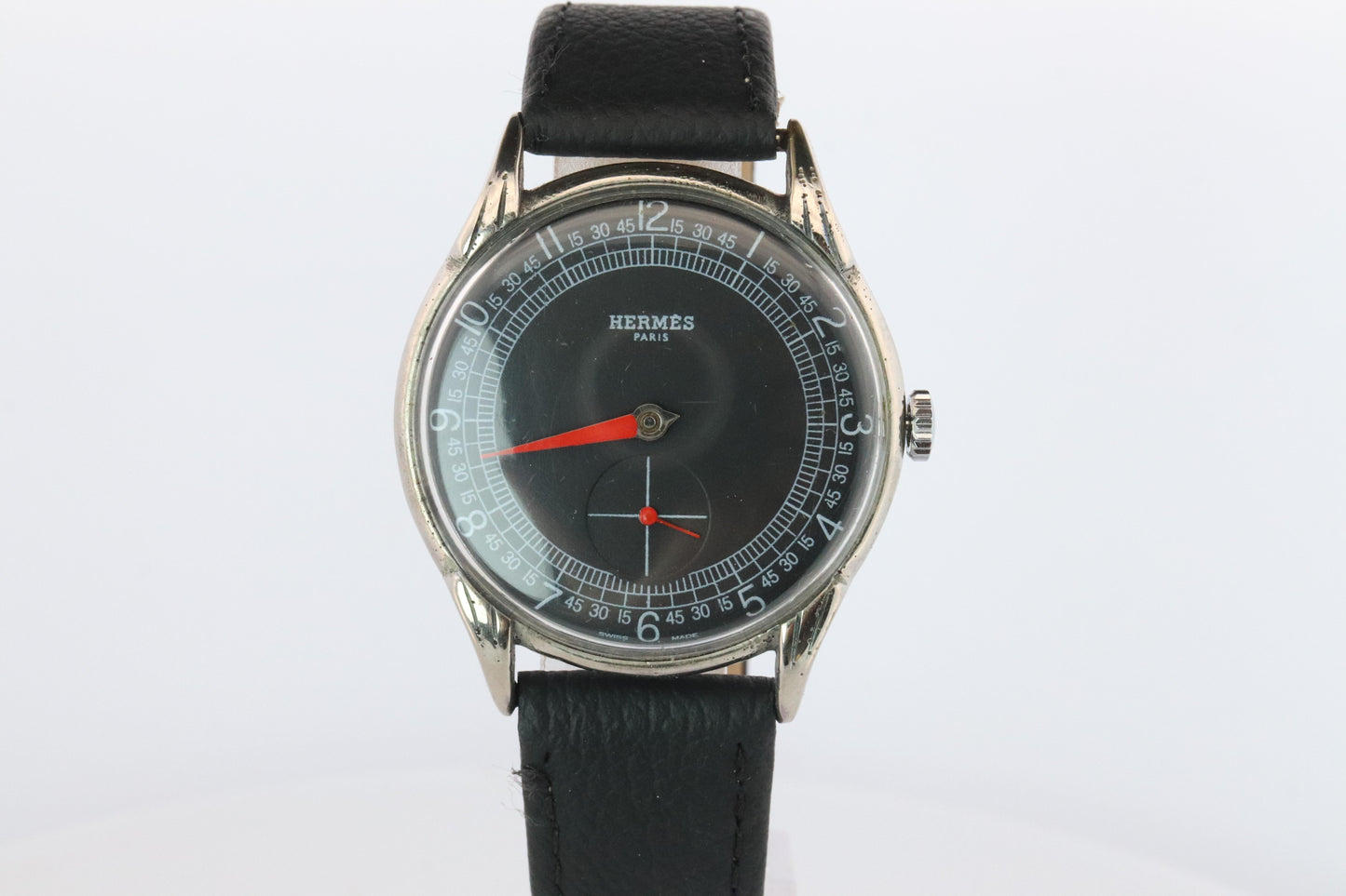 Vintage HERMES Single Hand Watch. Hermes One Hand Dress Watch.