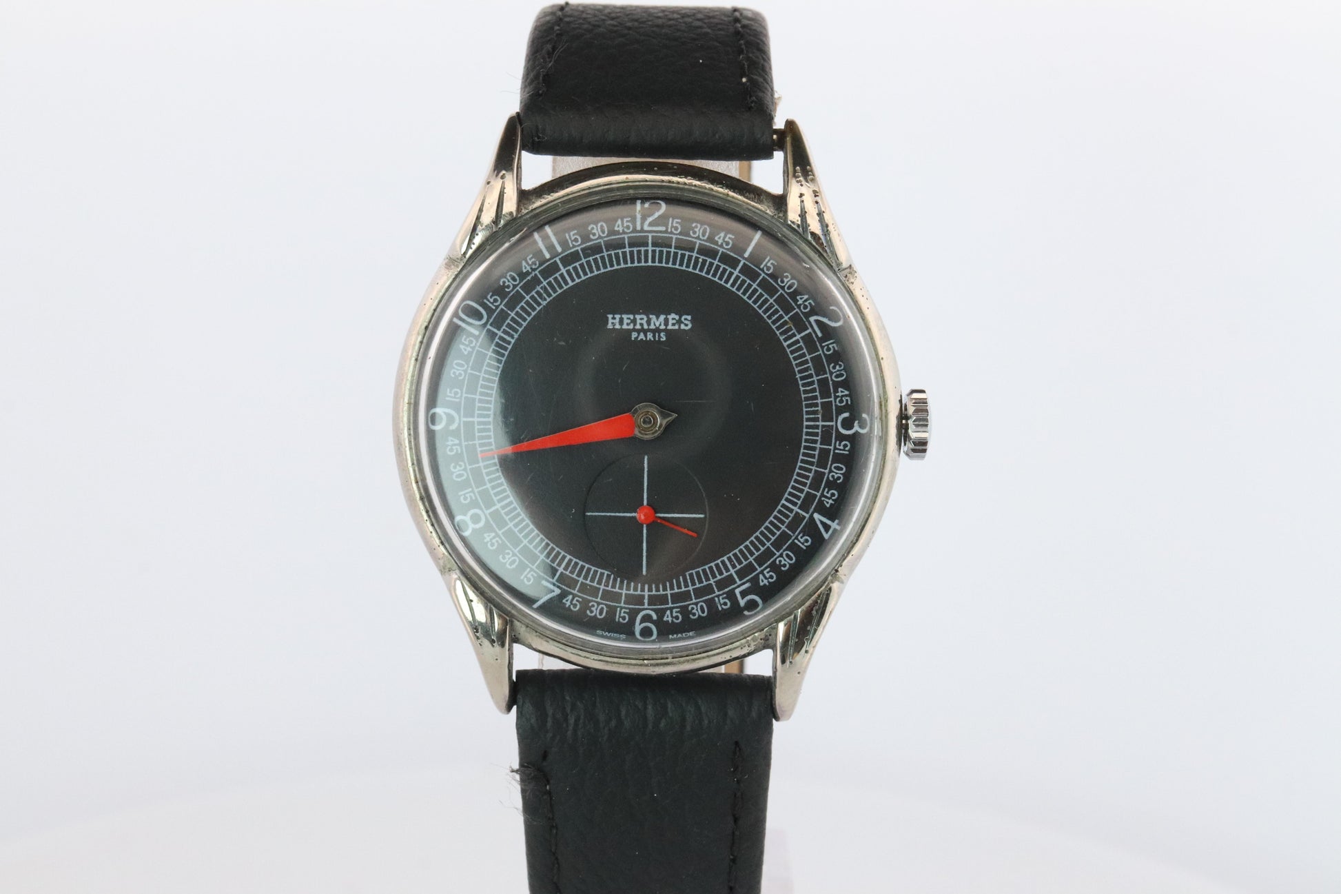 Vintage HERMES Single Hand Watch. Hermes One Hand Dress Watch.