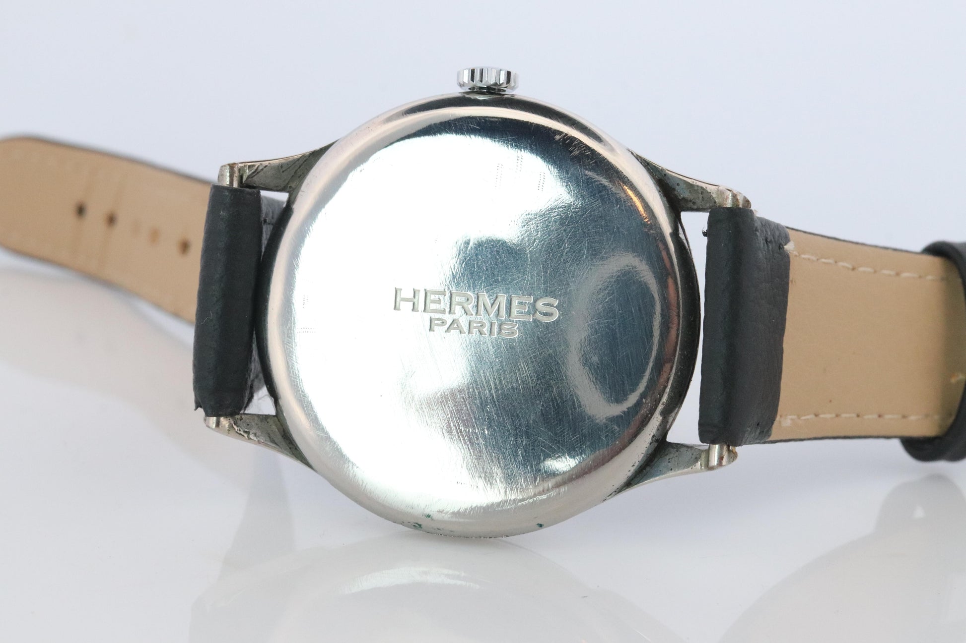 Vintage HERMES Single Hand Watch. Hermes One Hand Dress Watch.
