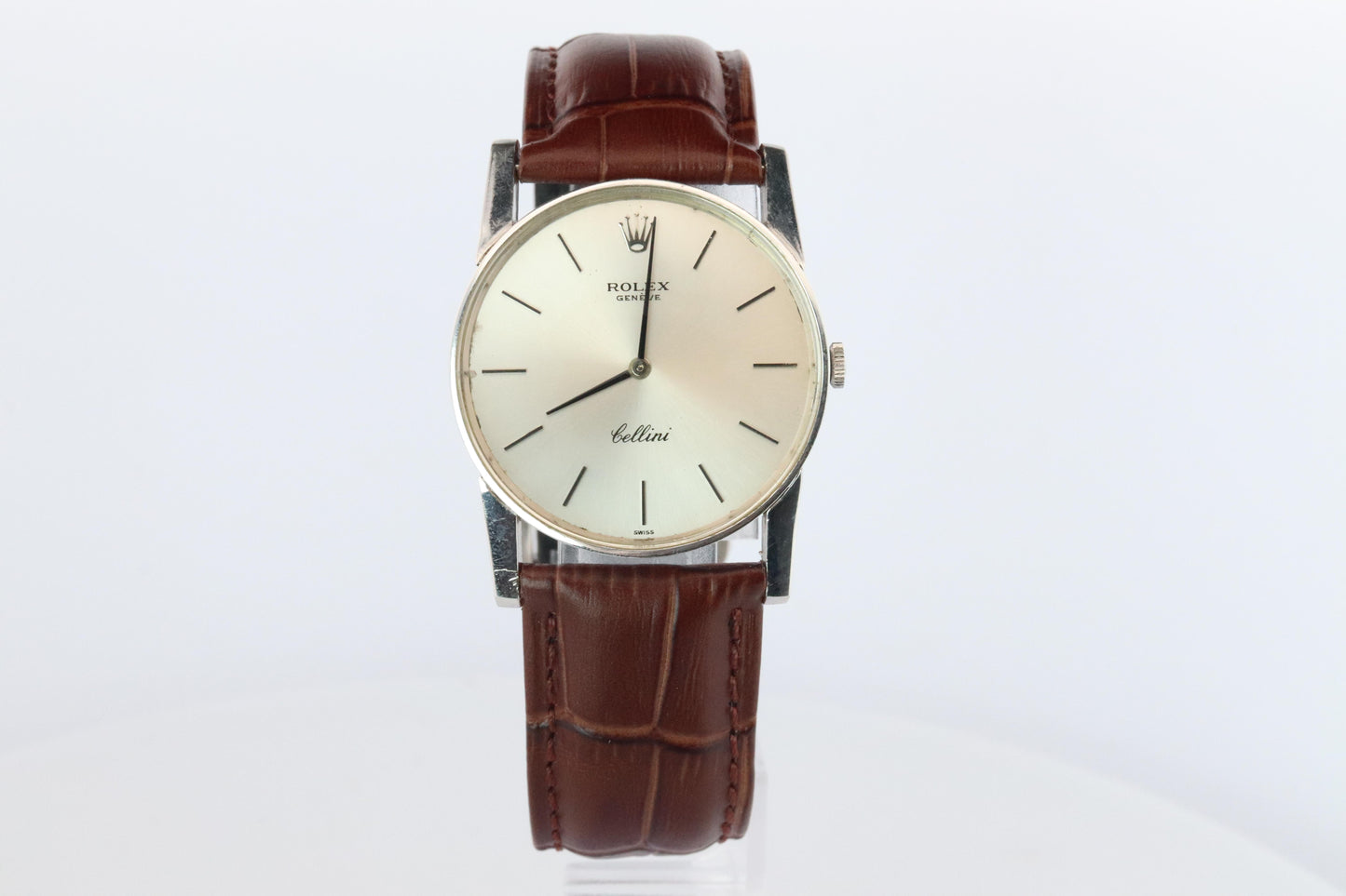Genuine 18k Rolex 3833 Watch. 18k WG Rolex 31mm CELLINI 3833.