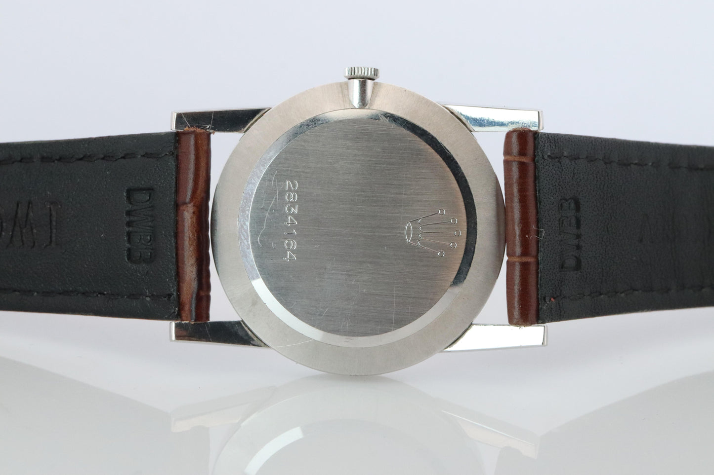 Genuine 18k Rolex 3833 Watch. 18k WG Rolex 31mm CELLINI 3833.