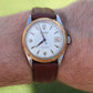 ROLEX Watch. Rolex ref. 6294 Oysterdate Precision Rare SS/YG Fluted Bezel Mens.