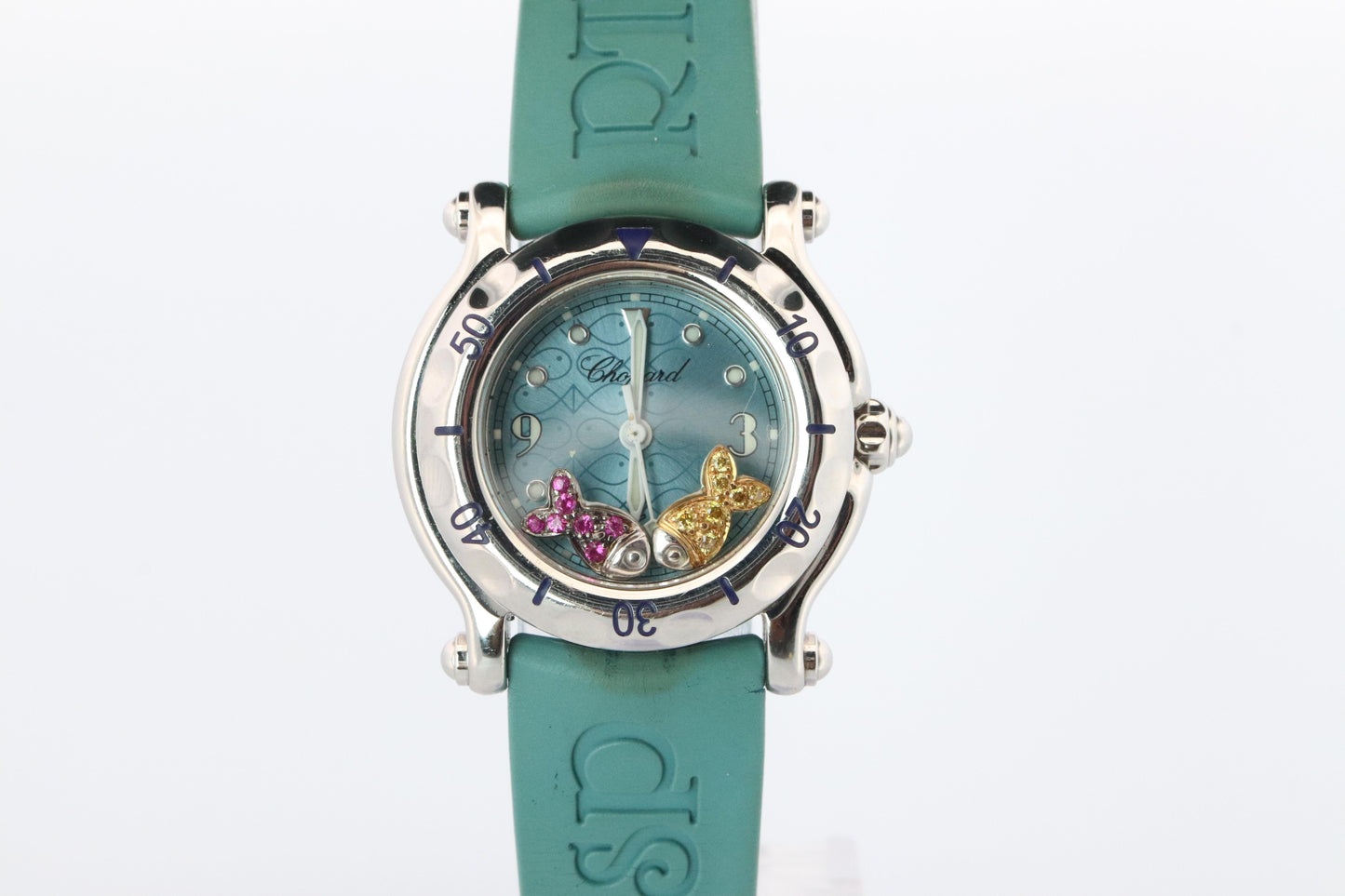 Chopard Happy Sport Happy Fish Sapphire Watch. Chopard LUC 27/8923