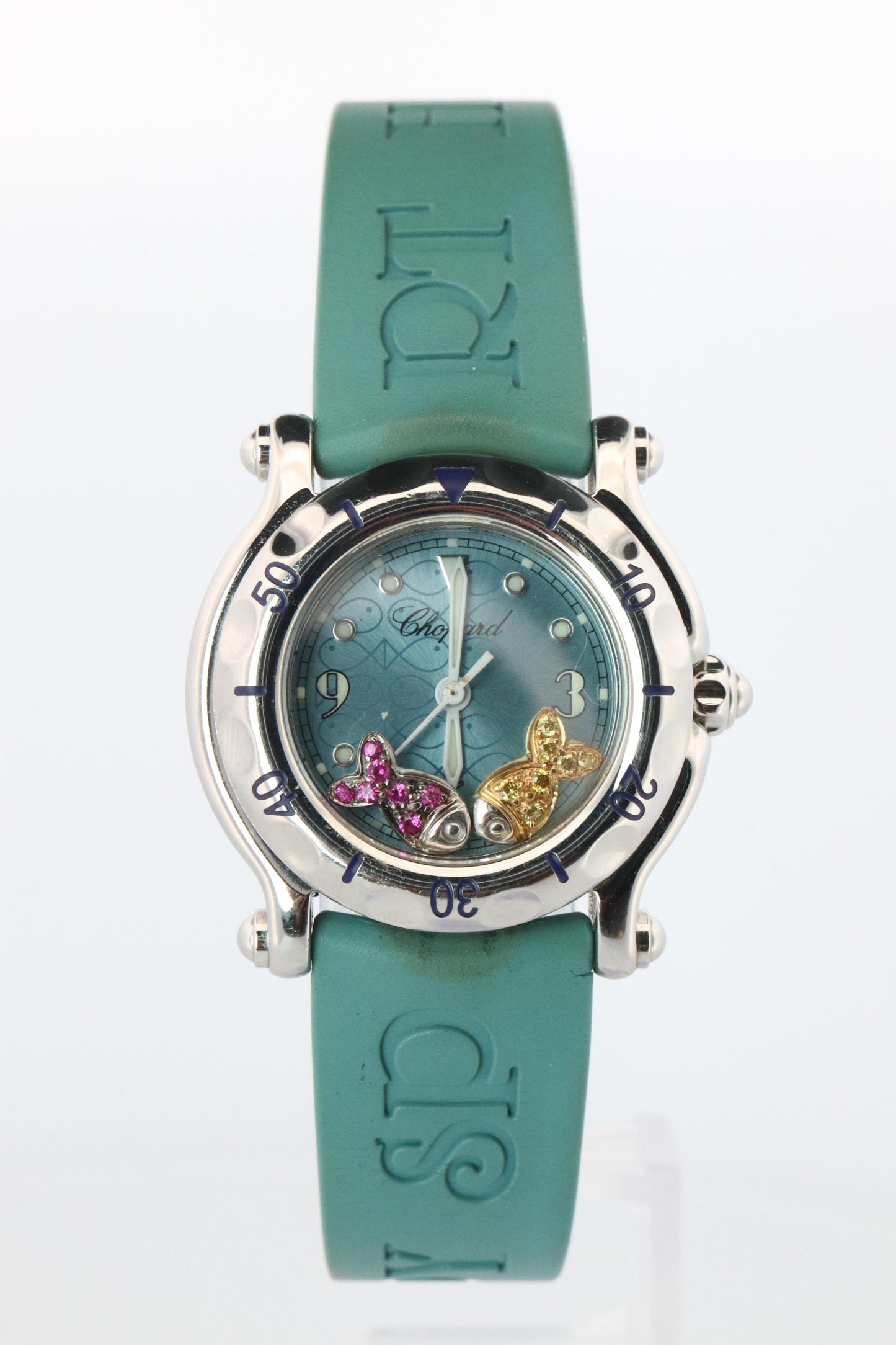 Chopard Happy Sport Happy Fish Sapphire Watch. Chopard LUC 27/8923