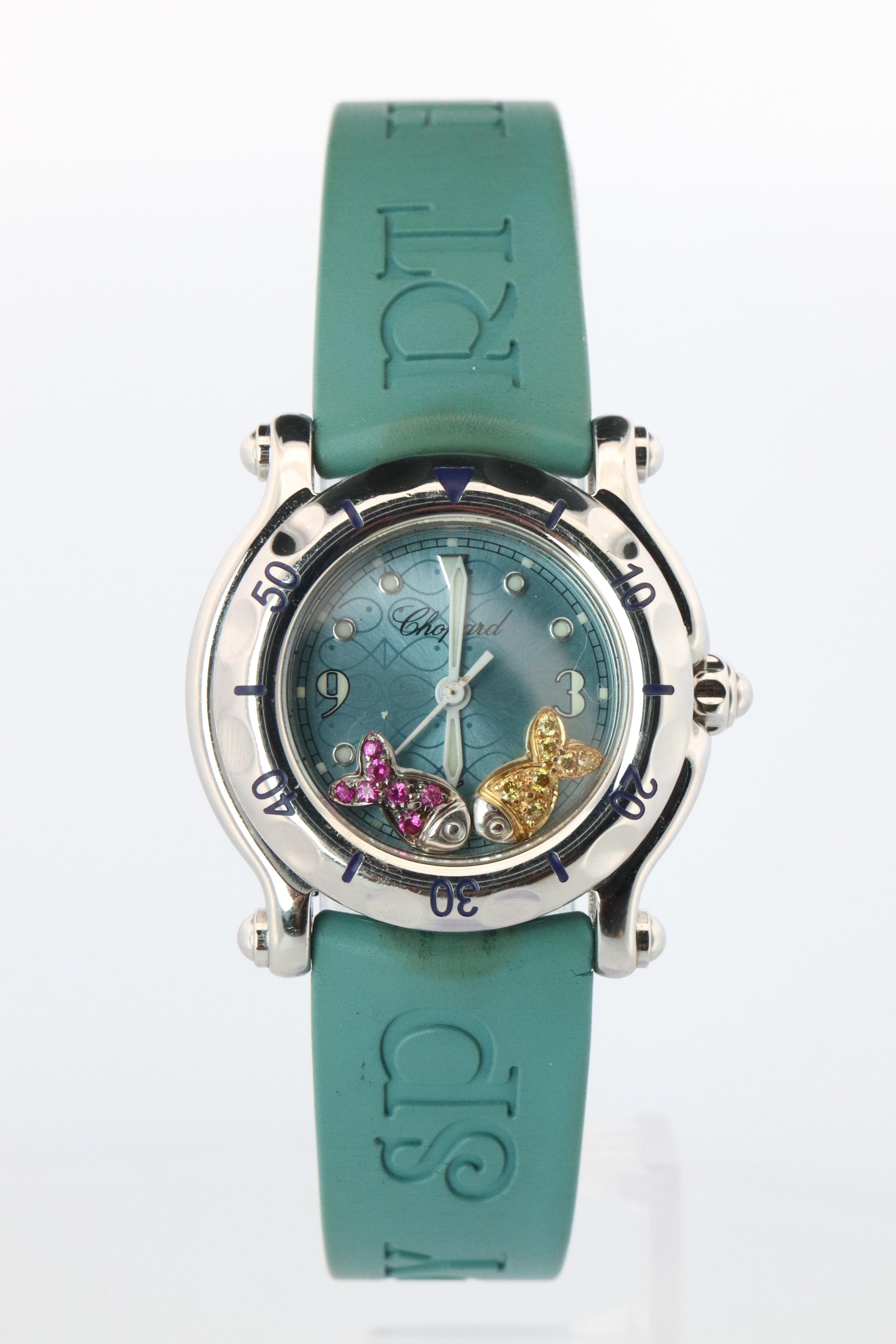 Chopard Happy Sport Happy Fish Sapphire Watch. Chopard LUC 27/8923