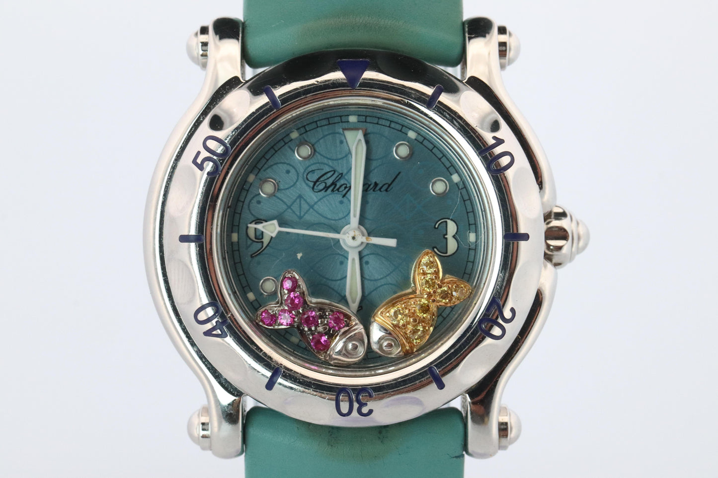 Chopard Happy Sport Happy Fish Sapphire Watch. Chopard LUC 27/8923