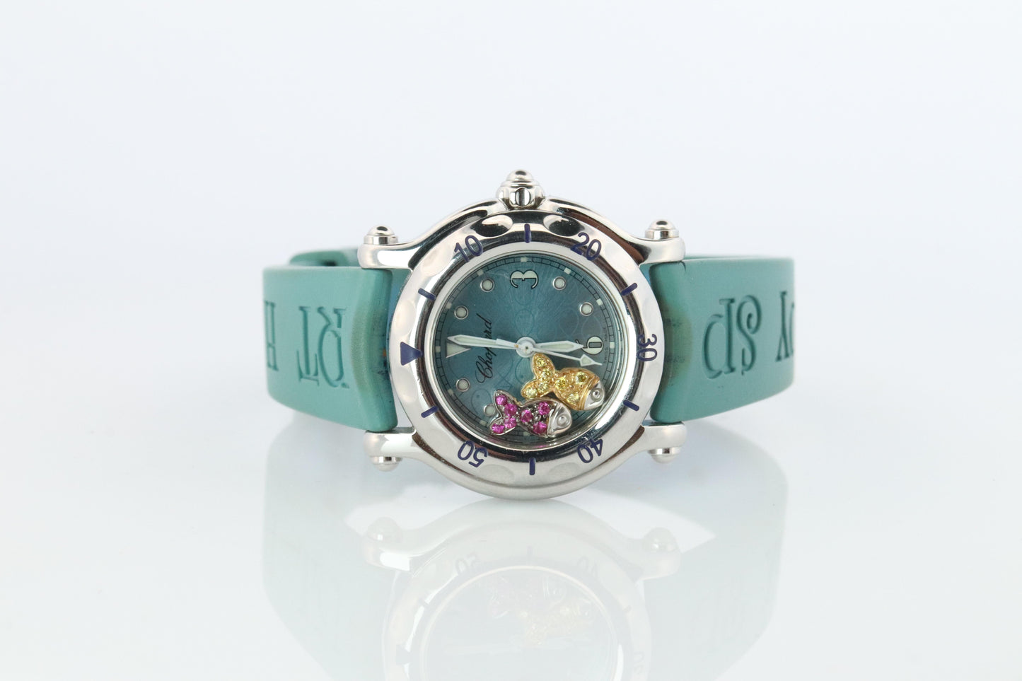 Chopard Happy Sport Happy Fish Sapphire Watch. Chopard LUC 27/8923