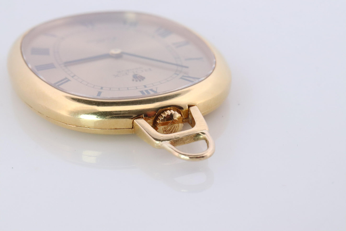18k Rolex Cellini 3729 Pocket Watch. 18k Yellow gold Rolex Oval Ellipse Pocket