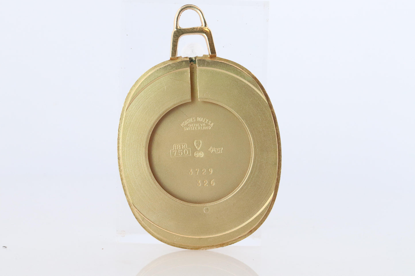 18k Rolex Cellini 3729 Pocket Watch. 18k Yellow gold Rolex Oval Ellipse Pocket