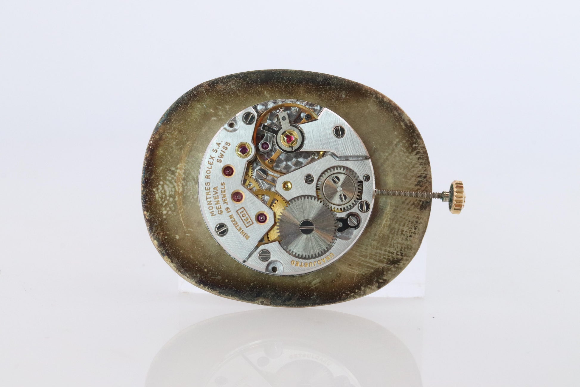 18k Rolex Cellini 3729 Pocket Watch. 18k Yellow gold Rolex Oval Ellipse Pocket