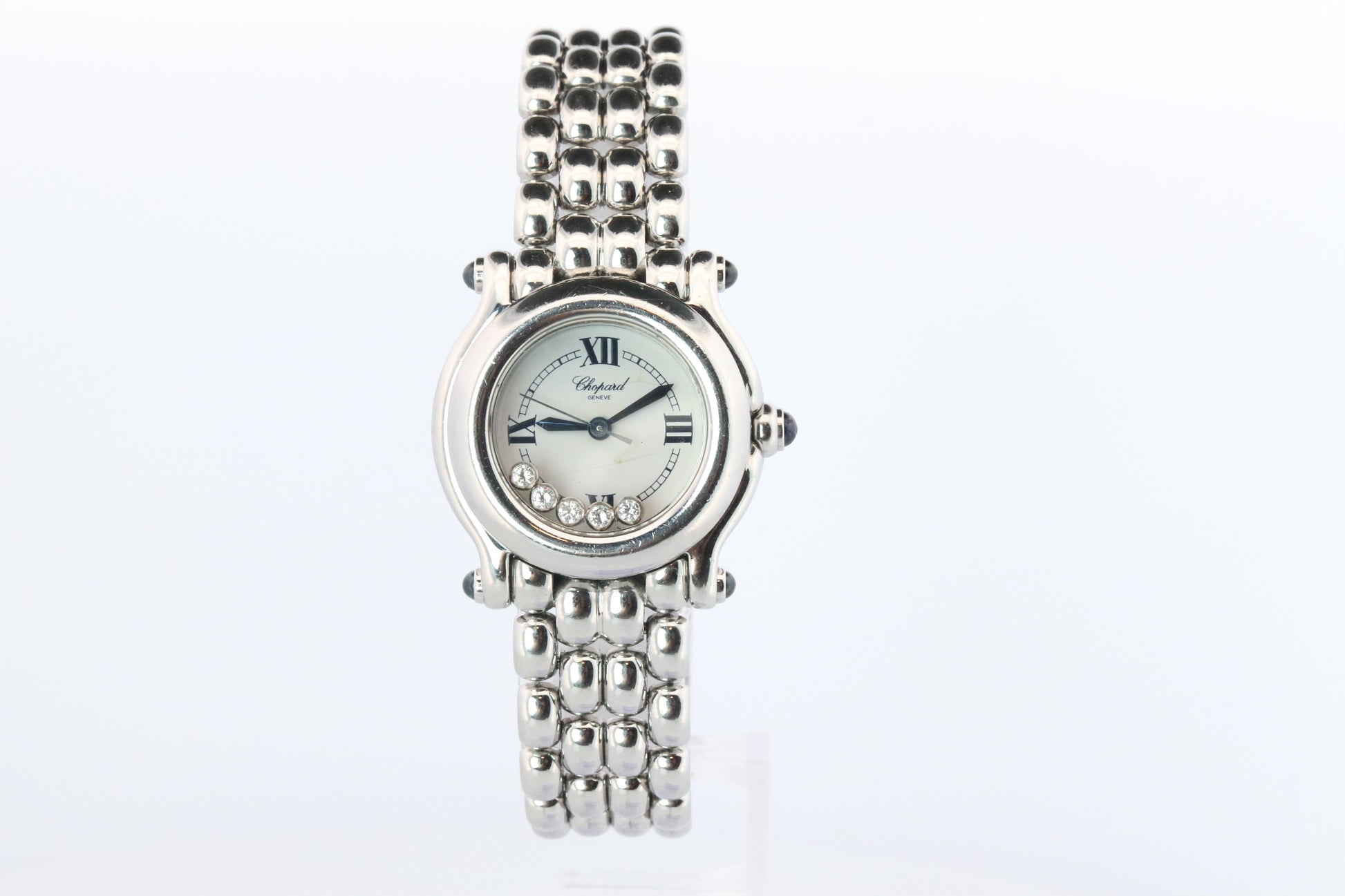 Chopard Happy Sport Sapphire Diamond Watch. Chopard LUC 27/8250-23 Ladies