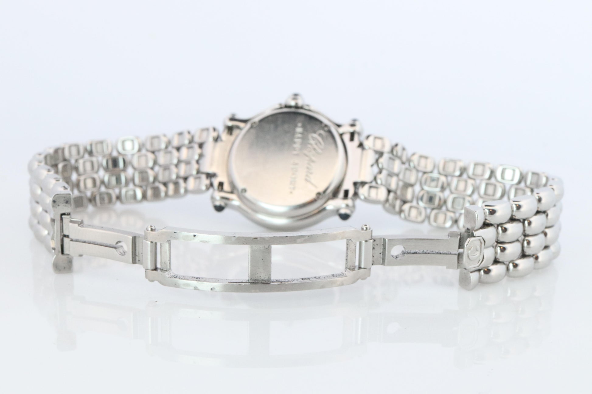 Chopard Happy Sport Sapphire Diamond Watch. Chopard LUC 27/8250-23 Ladies