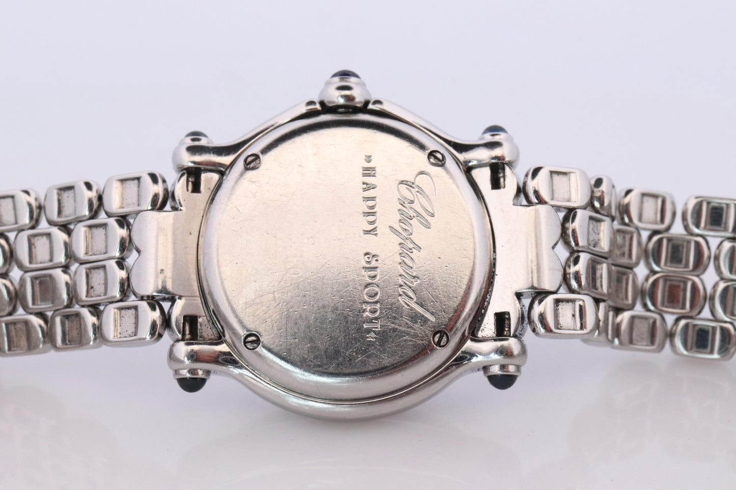 Chopard Happy Sport Sapphire Diamond Watch. Chopard LUC 27/8250-23 Ladies