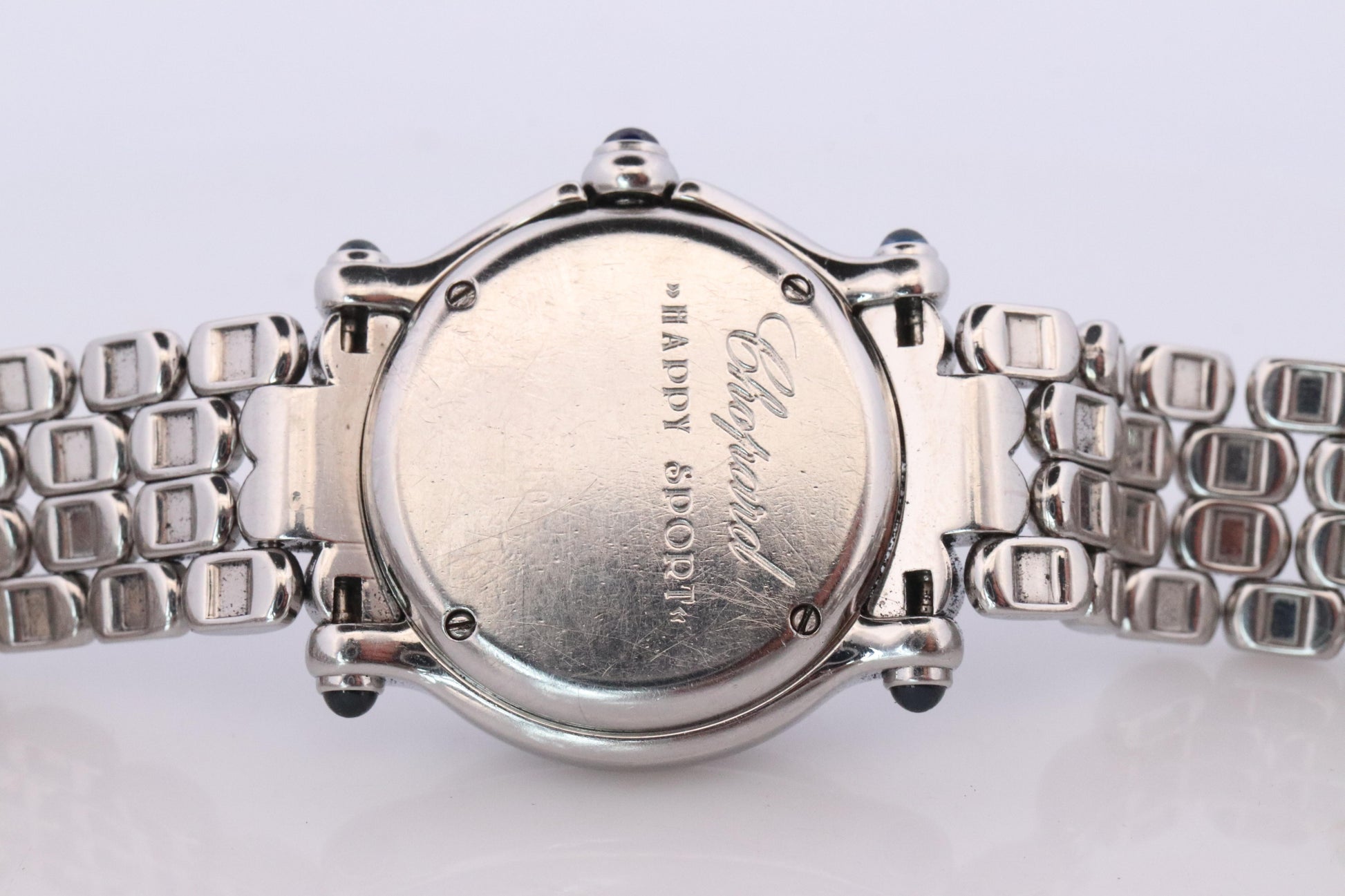 Chopard Happy Sport Sapphire Diamond Watch. Chopard LUC 27/8250-23 Ladies