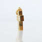 Genuine Cartier Cross Fancy Yellow Diamond Pendant 18k YG Diamond Illusion Charm