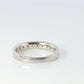 Platinum Diamond eternity band. PT900 1/2ct Half Eternity Infinty Ring.