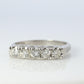 Platinum Diamond eternity band. PT900 1/3ct Half Anniversary Infinty Ring.