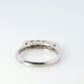 Platinum Diamond eternity band. PT900 1/3ct Half Anniversary Infinty Ring.