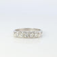 Platinum Diamond eternity band. PT900 1/3ct Half Anniversary Infinty Ring.