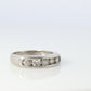 Platinum Diamond eternity band. PT900 1/2ctw Half Anniversary Infinity Ring