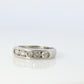 Platinum Diamond eternity band. PT900 1/2ctw Half Anniversary Infinity Ring