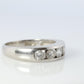 Platinum Diamond eternity band. PT900 1ctw Half Anniversary Infinty channel Ring