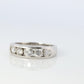 Platinum Diamond eternity band. PT900 1ctw Half Anniversary Infinty channel Ring