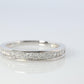 18k Diamond Princess eternity band. 18k White Gold 0.5ctw half anniversary Ring.