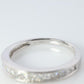 18k Diamond Princess eternity band. 18k White Gold 0.5ctw half anniversary Ring.