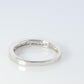 18k Diamond Princess eternity band. 18k White Gold 0.5ctw half anniversary Ring.
