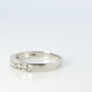 Platinum Diamond eternity band. PT900 1/3ct Half Eternity Infinity Ring.