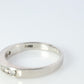 Platinum Diamond eternity band. PT900 1/3ct Half Eternity Infinity Ring.